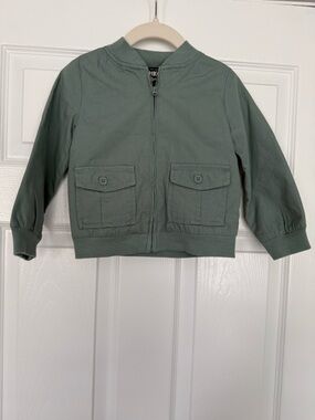 Oshkosh Bogash Kids Sage Green Bomber Jacket-2t